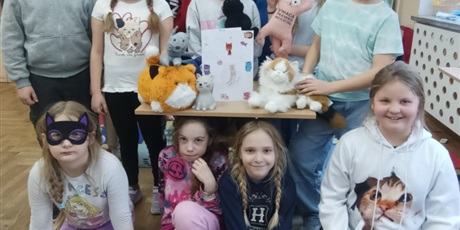 Powiększ grafikę: Dzień Kota - zajęcia w świetlicy