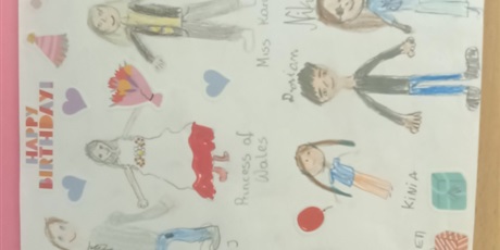 Powiększ grafikę: Kartka od Księżnej Kate i Księcia Williama