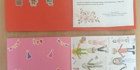 Powiększ grafikę: Kartka od Księżnej Kate i Księcia Williama