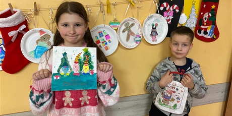 Powiększ grafikę: Mikołajki - zajęcia świetlicowe kl. 1A i 2A