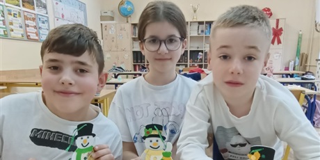 Ozdoby świąteczne - zajęcia świetlicowe kl. 1A I 3A 