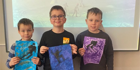 Powiększ grafikę: Sporty zimowe i bezpieczne ferie - zajęcia świetlicowe kl. 1A, 2A i 3A