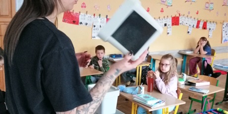 Uczniowie z 2a wzięli udział w zajęciach "Edukacja - segregacja" w ramach Programu "Czyste Miasto Gdańsk". 