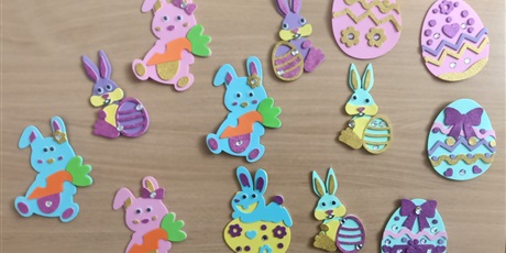 Powiększ grafikę: Wielkanoc - zajęcia plastyczne klasy 3a w świetlicy 🐇🐥