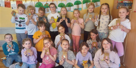 Wielkanocne upominki na świetlicy kl. 1a