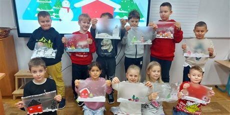 Zima - zajęcia świetlicowe kl. 1A 